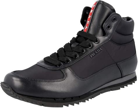 new prada sneakers mens|Prada high top sneakers men.